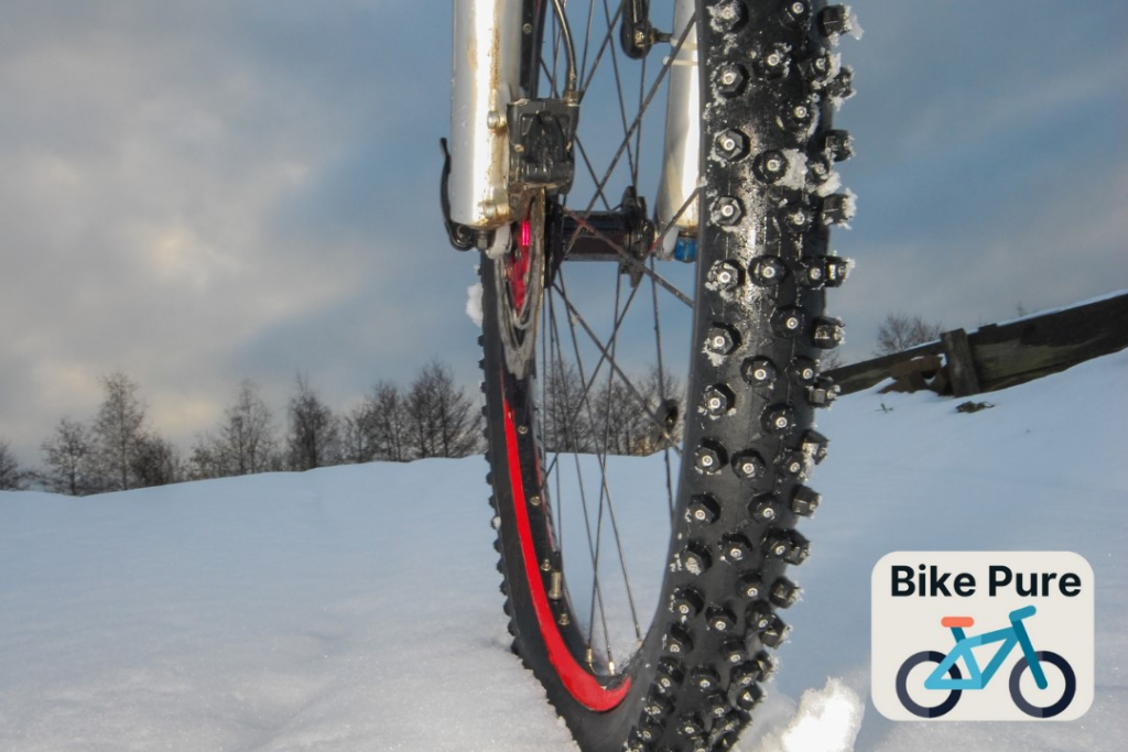 a winter bike tire