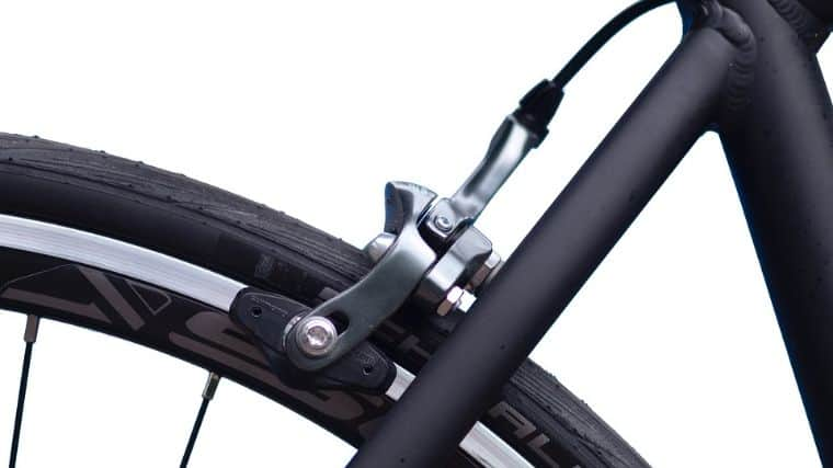 Black bicycle brake
